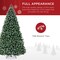 Best Choice Products Artificial Frosted Christmas Tree, Premium Unlit Spruce Design, Dense Branches – Green Spruce​